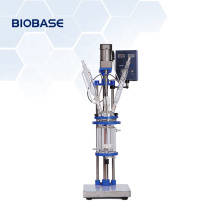 BIOBASE Economic type 1L Jacketed Glass Reactor chemical reactor glass lined reactor For Lab